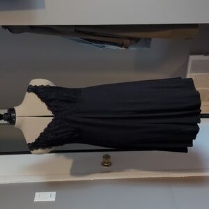 Black lingerie night dress